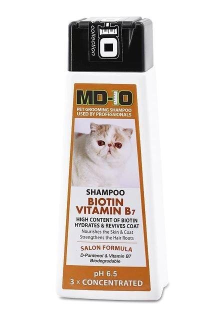 MD-10 頂尖專業比賽級-維他命B7洗毛液 Biotin Vitamin B7 Shampoo (for cats) – 貓神星寵物商店